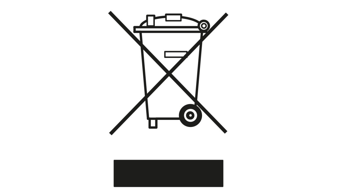 Simbolis „Elektros ir elektroninės įrangos atliekų šalinimas“