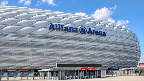 Allianz Arena, Miunchenas, Vokietija. © Pixabay