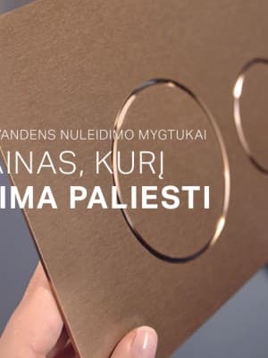 Geberit vandens nuleidimo mygtukų brošiūra Geberit vandens nuleidimo mygtukų brošiūra