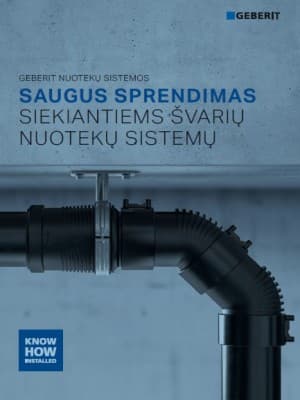 Geberit nuotekų sistemos Geberit nuotekų sistemos