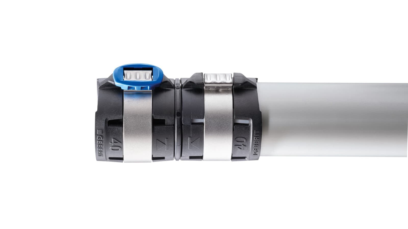 Reliable checking of the insertion depth with Geberit FlowFit Reliable checking of the insertion depth with Geberit FlowFit
